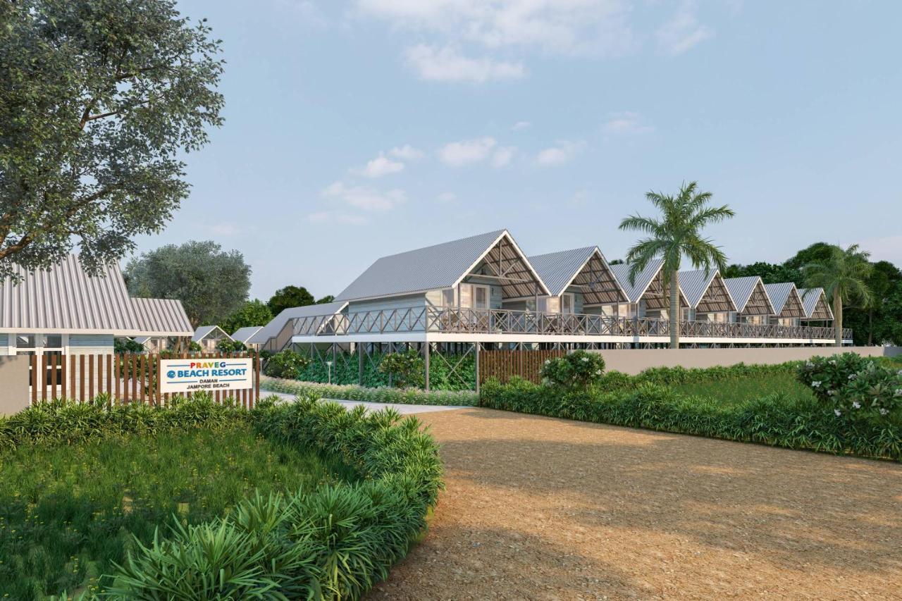 Praveg Beach Resort Daman, Jampore Beach Kültér fotó
